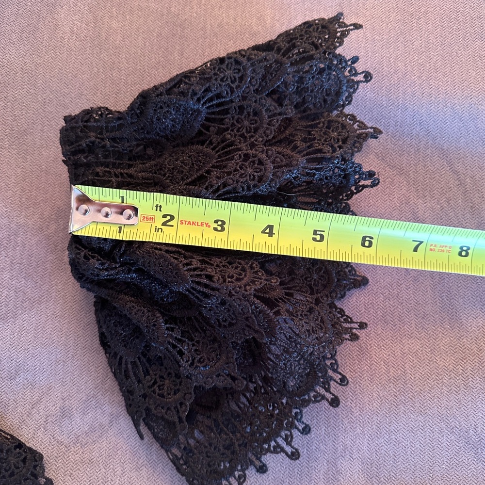 Black Lace Cuffs (2)(Avail Only Via Not-So-Mystery Box) View 3